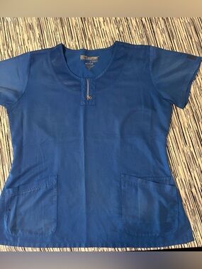 Barco Uniforms Blue ACTIVE Medical Scrub Top